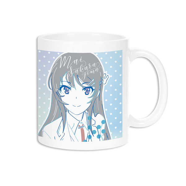 青春ブタ野郎はバニーガール先輩の夢を見ない 桜島麻衣 lette-graph マグカップ 画像 2 | AniSmile