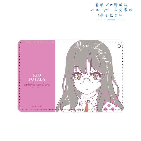 青春ブタ野郎はバニーガール先輩の夢を見ない 双葉理央 lette-graph 1ポケットパスケース - 公式商品画像 | AniSmile