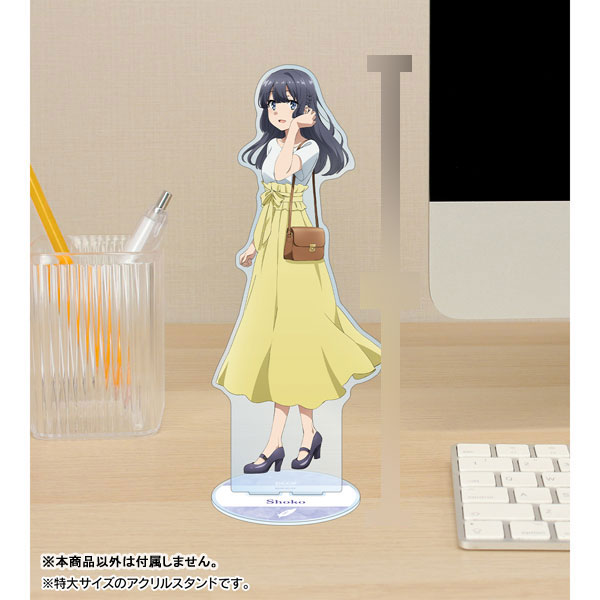 青春ブタ野郎はバニーガール先輩の夢を見ない 描き下ろしイラスト 牧之原翔子 特大アクリルスタンド 画像 3 | AniSmile
