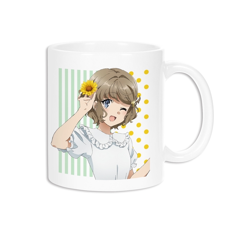 青春ブタ野郎はバニーガール先輩の夢を見ない 描き下ろしイラスト 古賀朋絵 ひまわりと白いワンピースver. マグカップ - 公式商品画像 | AniSmile
