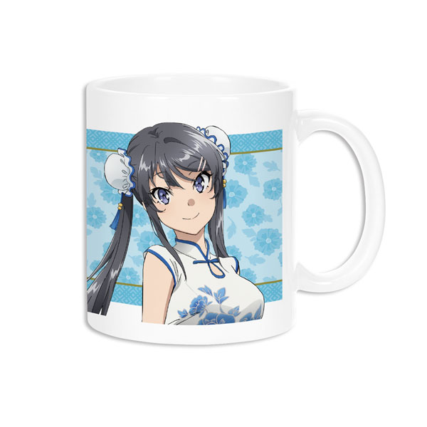 青春ブタ野郎はバニーガール先輩の夢を見ない 描き下ろしイラスト 桜島麻衣 チャイナドレスver. マグカップ 画像 2 | AniSmile