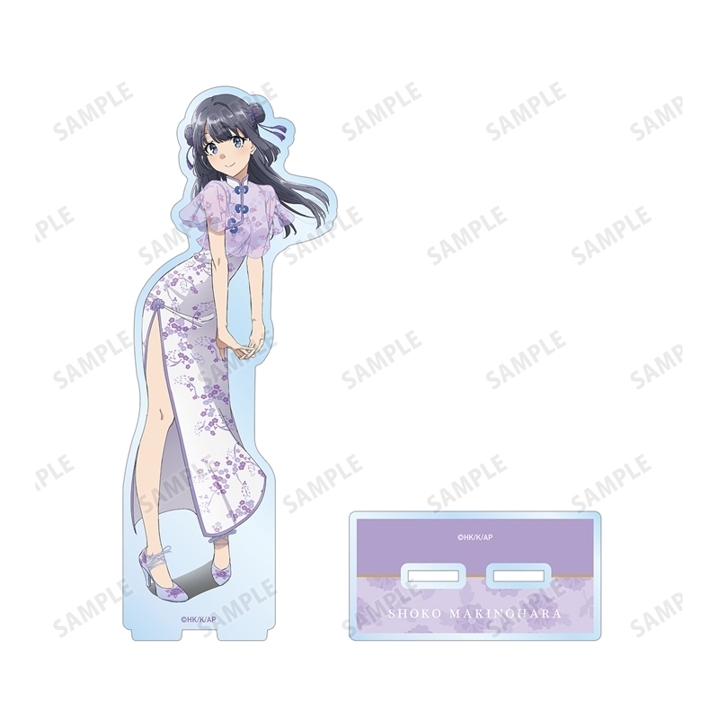 青春ブタ野郎はバニーガール先輩の夢を見ない 描き下ろしイラスト 牧之原翔子 チャイナドレスver. BIGアクリルスタンド 画像 3 | AniSmile