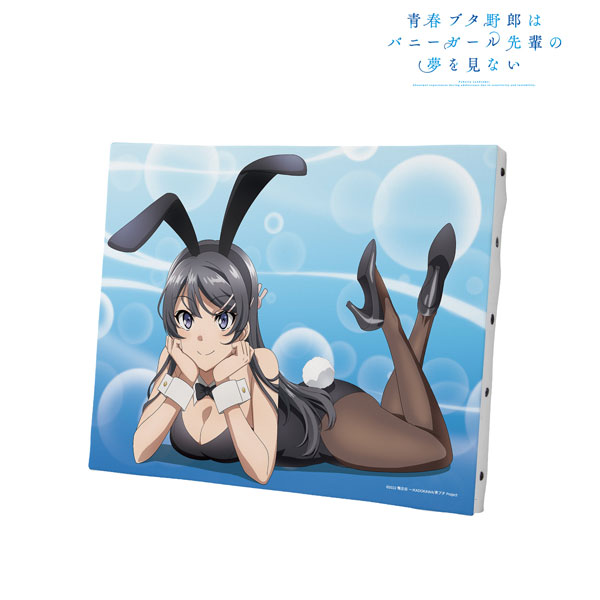 青春ブタ野郎はバニーガール先輩の夢を見ない 桜島麻衣 キャンバスボード ver.A - official product image | AniSmile