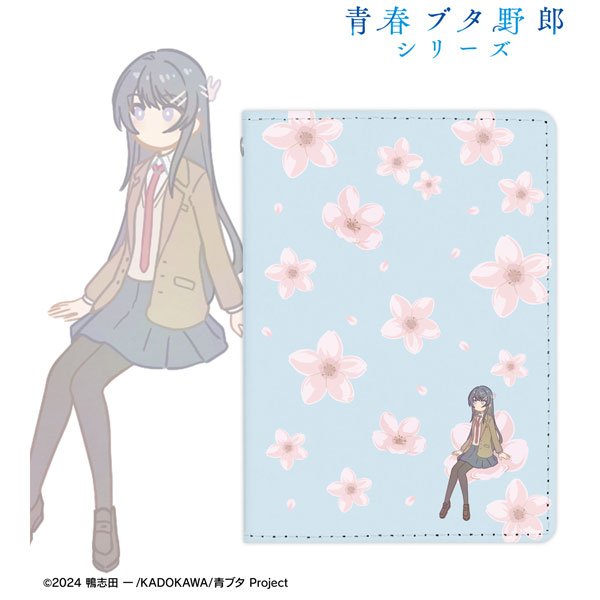 「青春ブタ野郎」シリーズ 桜島麻衣 Botania ヌバック調4ポケットパスケース - 公式商品画像 | AniSmile