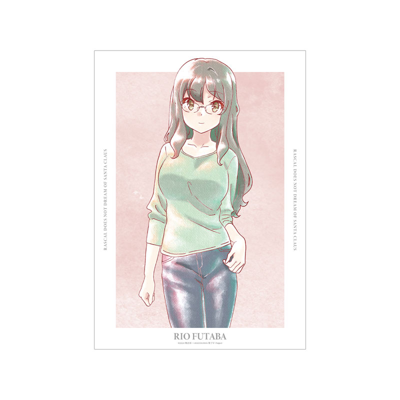青春ブタ野郎はサンタクロースの夢を見ない 双葉理央 Ani-Art aqua label A3マット加工ポスター 画像 2 | AniSmile