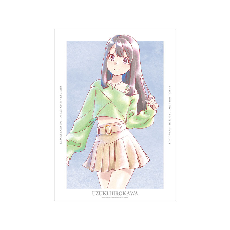 青春ブタ野郎はサンタクロースの夢を見ない 広川卯月 Ani-Art aqua label A3マット加工ポスター 画像 2 | AniSmile