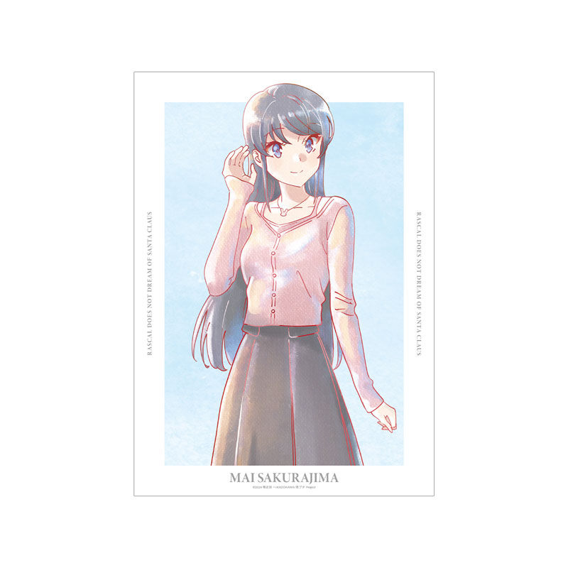 青春ブタ野郎はサンタクロースの夢を見ない 桜島麻衣 Ani-Art aqua label A3マット加工ポスター 画像 2 | AniSmile