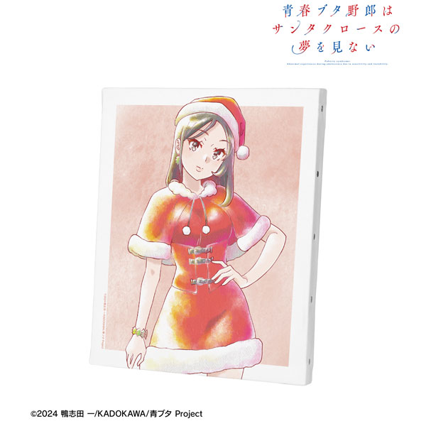 青春ブタ野郎はサンタクロースの夢を見ない ミニスカサンタ Ani-Art aqua label F3号キャンバスボード - 公式商品画像 | AniSmile