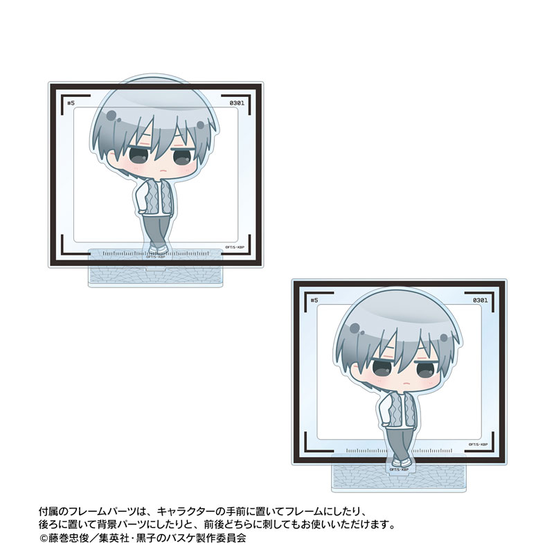 黒子のバスケ 黛 千尋 ちびキャラ スナップショットver. パーツ付きBIGアクリルスタンド 画像 3 | AniSmile