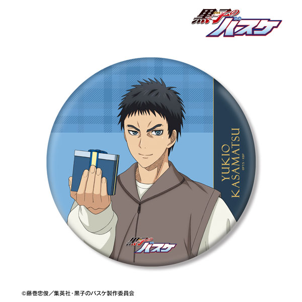 黒子のバスケ 描き下ろし 笠松幸男 プレゼントver. BIG缶バッジ - 公式商品画像 | AniSmile