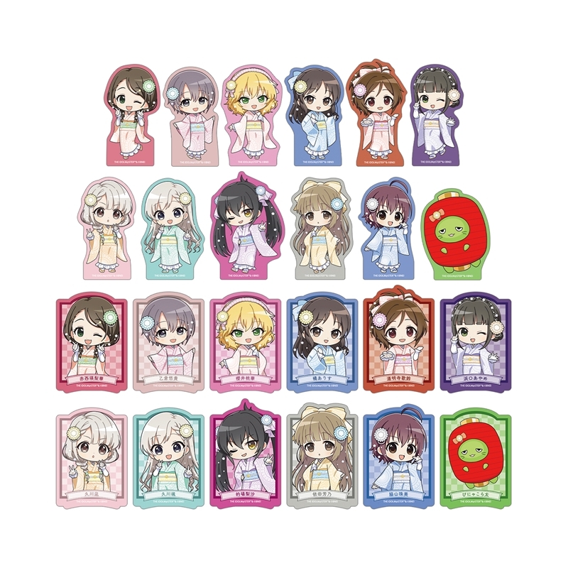 アイドルマスター シンデレラガールズ トレーディング ちびキャラ レース着物ver. ダイカットステッカー(単位/単品) - 公式商品画像 | AniSmile