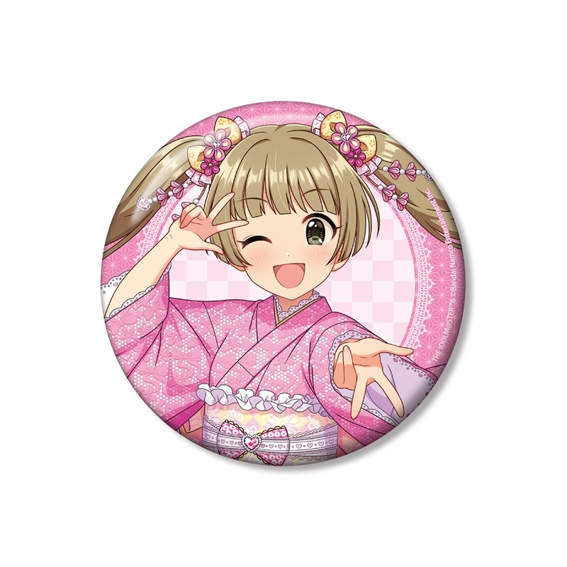 アイドルマスター シンデレラガールズ 描き下ろし 横山千佳 レース着物ver. 100mm缶バッジ - 公式商品画像 | AniSmile