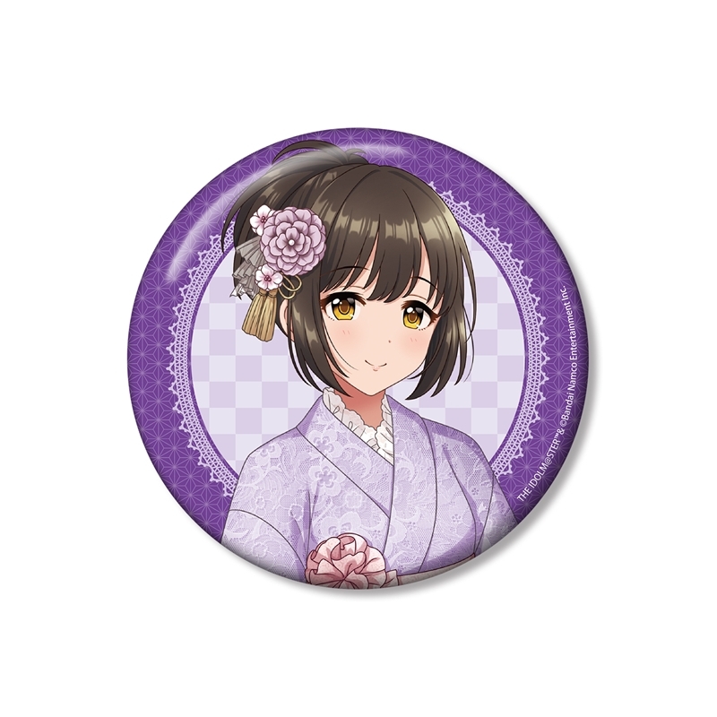 アイドルマスター シンデレラガールズ 描き下ろし 鷹富士茄子 レース着物ver. 100mm缶バッジ - 公式商品画像 | AniSmile