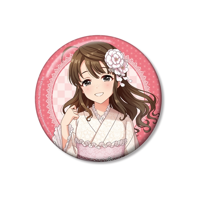 アイドルマスター シンデレラガールズ 描き下ろし 奥山沙織 レース着物ver. 100mm缶バッジ - 公式商品画像 | AniSmile