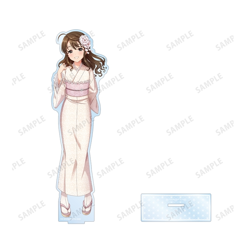 アイドルマスター シンデレラガールズ 描き下ろし 奥山沙織 レース着物ver. 特大アクリルスタンド 画像 3 | AniSmile