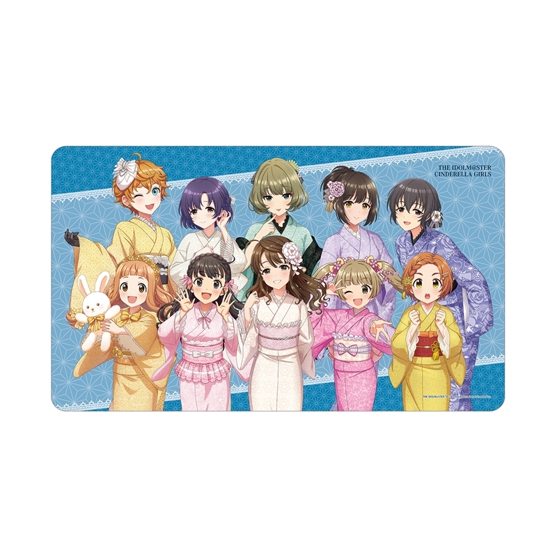 アイドルマスター シンデレラガールズ 描き下ろし 集合 レース着物ver. マルチデスクマット - 公式商品画像 | AniSmile