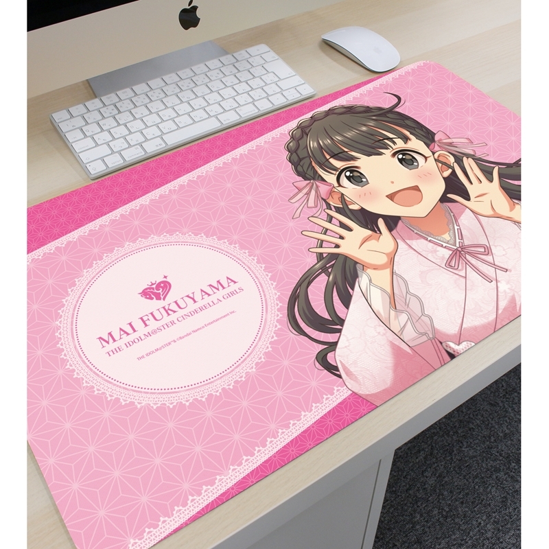 アイドルマスター シンデレラガールズ 描き下ろし 福山舞 レース着物ver. マルチデスクマット 画像 3 | AniSmile