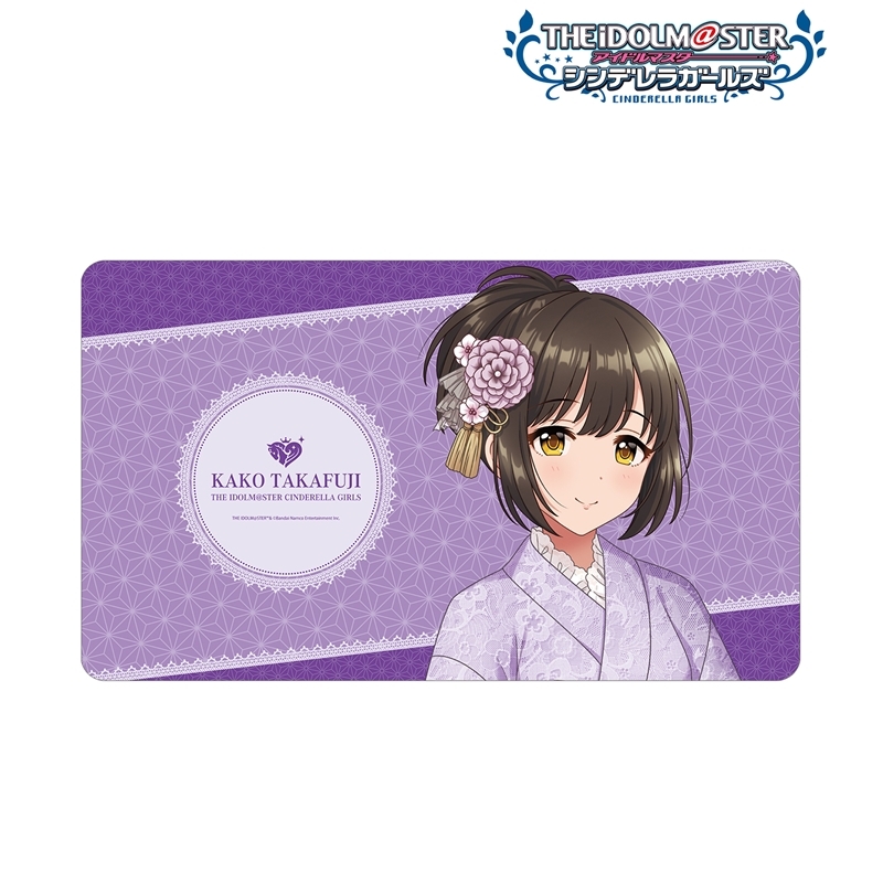 アイドルマスター シンデレラガールズ 描き下ろし 鷹富士茄子 レース着物ver. マルチデスクマット 画像 2 | AniSmile