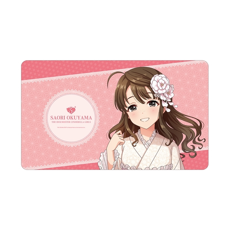 アイドルマスター シンデレラガールズ 描き下ろし 奥山沙織 レース着物ver. マルチデスクマット - 公式商品画像 | AniSmile
