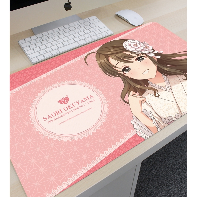 アイドルマスター シンデレラガールズ 描き下ろし 奥山沙織 レース着物ver. マルチデスクマット 画像 3 | AniSmile