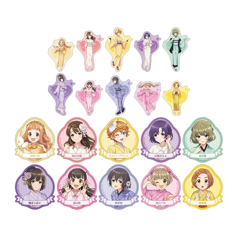 アイドルマスター シンデレラガールズ 描き下ろし レース着物ver. トレーディングダイカットステッカー(単位/単品) - 公式商品画像 | AniSmile