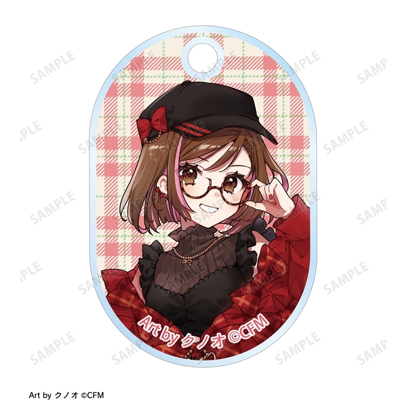 初音ミク 描き下ろし MEIKO 私服ver. Art by クノオ 2連ワイヤーアクリルキーホルダー 画像 3 | AniSmile