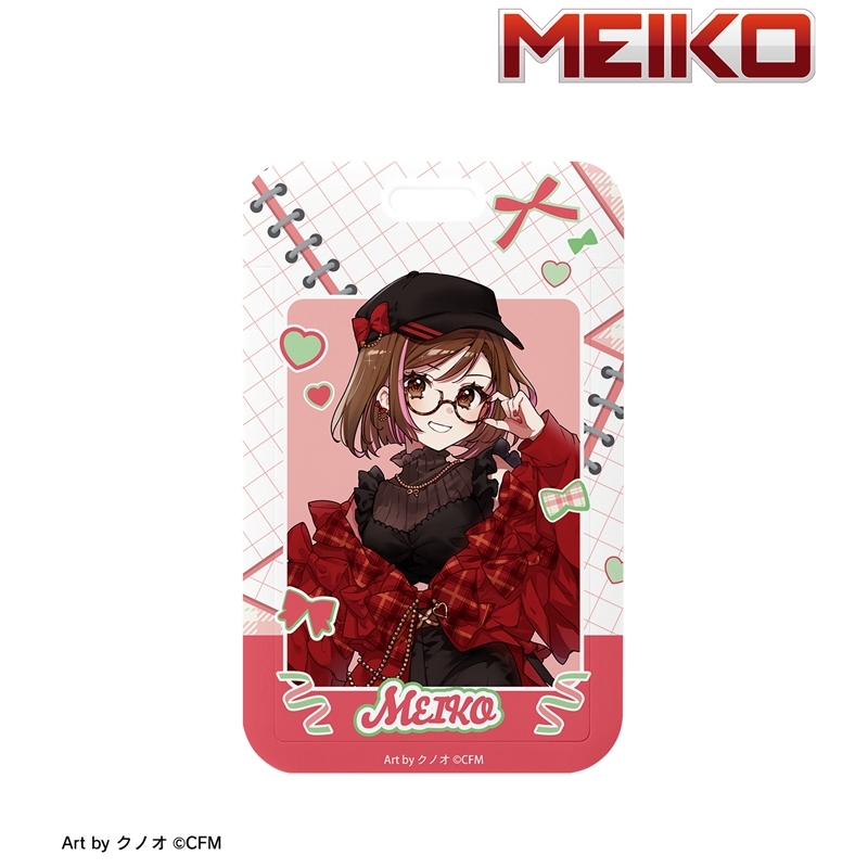 初音ミク 描き下ろし MEIKO 私服ver. Art by クノオ フォトカードホルダー 画像 2 | AniSmile