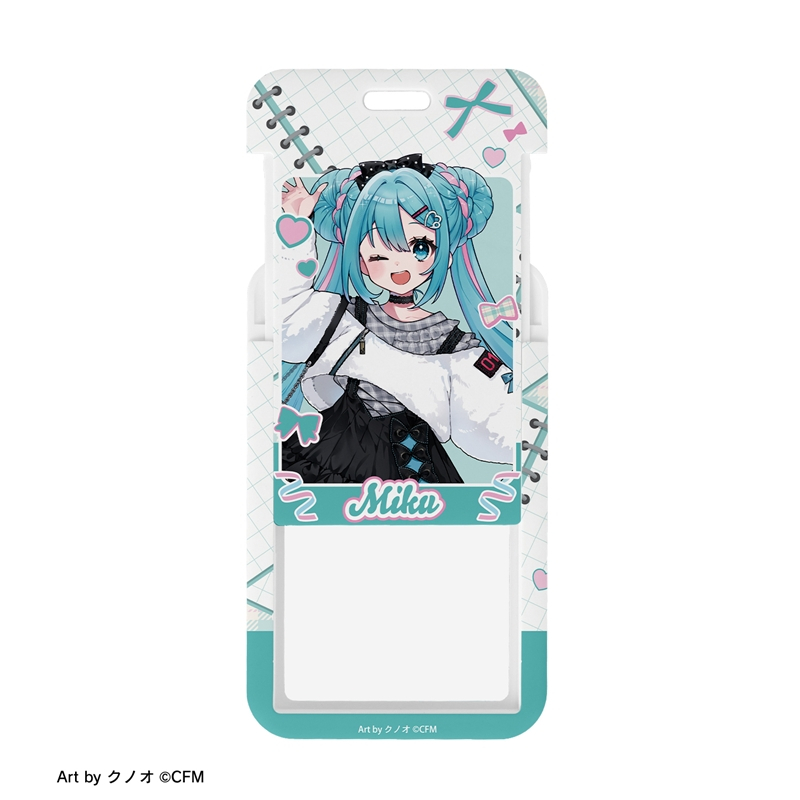 描き下ろし 初音ミク 私服ver. Art by クノオ フォトカードホルダー 画像 4 | AniSmile