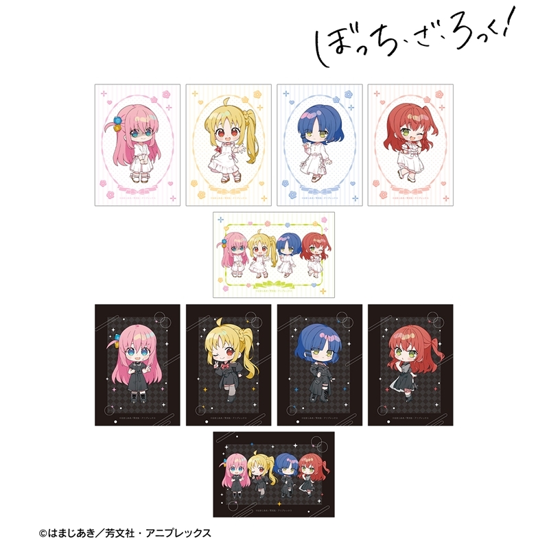 アニメ「ぼっち・ざ・ろっく!」 上倉エクさんイラスト 白いワンピースver.&黒いワンピースver. トレーディングブロマイド(単位/単品) 画像 2 | AniSmile