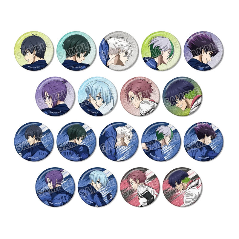 TVアニメ『ブルーロック』 描き下ろし 戦う背中×雨ver. トレーディンググリッター缶バッジ(単位/単品) - 公式商品画像 | AniSmile