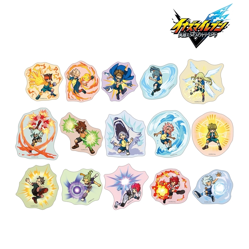 イナズマイレブン 英雄たちのヴィクトリーロード 必殺技ver. トレーディングダイカットステッカー(単位/単品) 画像 2 | AniSmile