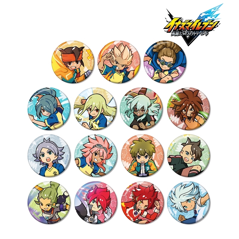 イナズマイレブン 英雄たちのヴィクトリーロード 必殺技ver. トレーディンググリッター缶バッジ(単位/単品) 画像 2 | AniSmile