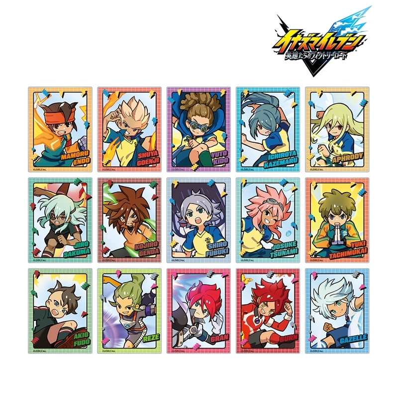 イナズマイレブン 英雄たちのヴィクトリーロード 必殺技ver. トレーディングアクリルカード(単位/単品) 画像 2 | AniSmile