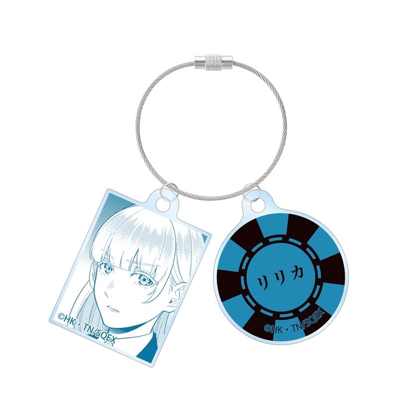 賭ケグルイ 桃喰リリカ 2連ワイヤーアクリルキーホルダー - 公式商品画像 | AniSmile