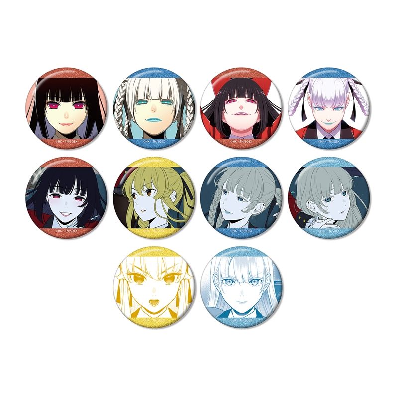 賭ケグルイ トレーディンググリッター缶バッジ(単位/単品) - 公式商品画像 | AniSmile