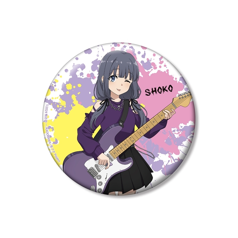「青春ブタ野郎」シリーズ 描き下ろし 牧之原翔子 ギター演奏ver. 100mm缶バッジ - 公式商品画像 | AniSmile
