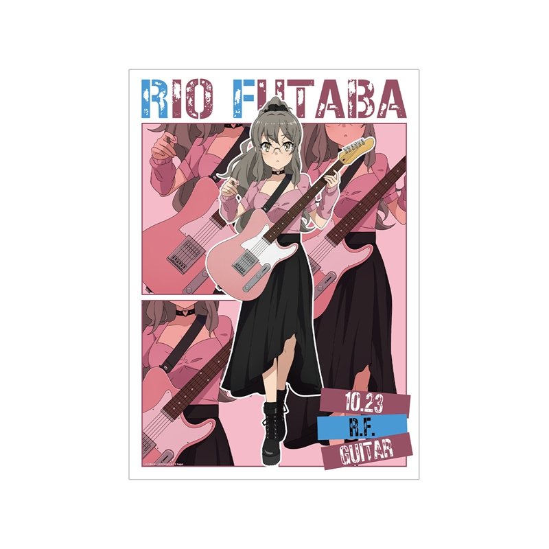 「青春ブタ野郎」シリーズ 描き下ろし 双葉理央 ギター演奏ver. A3マット加工ポスター - 公式商品画像 | AniSmile