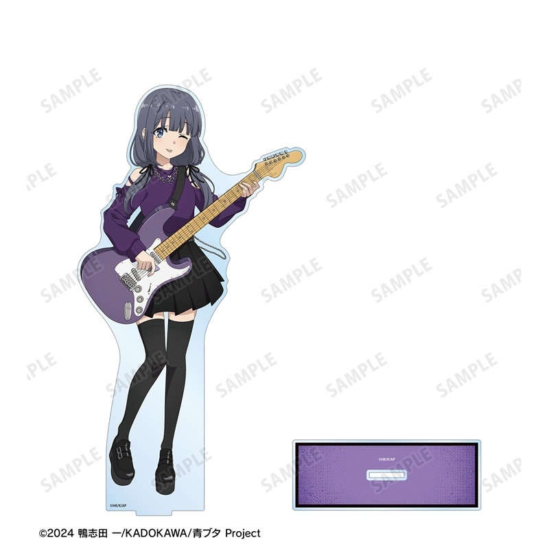 「青春ブタ野郎」シリーズ 描き下ろし 牧之原翔子 ギター演奏ver. 特大アクリルスタンド 画像 3 | AniSmile