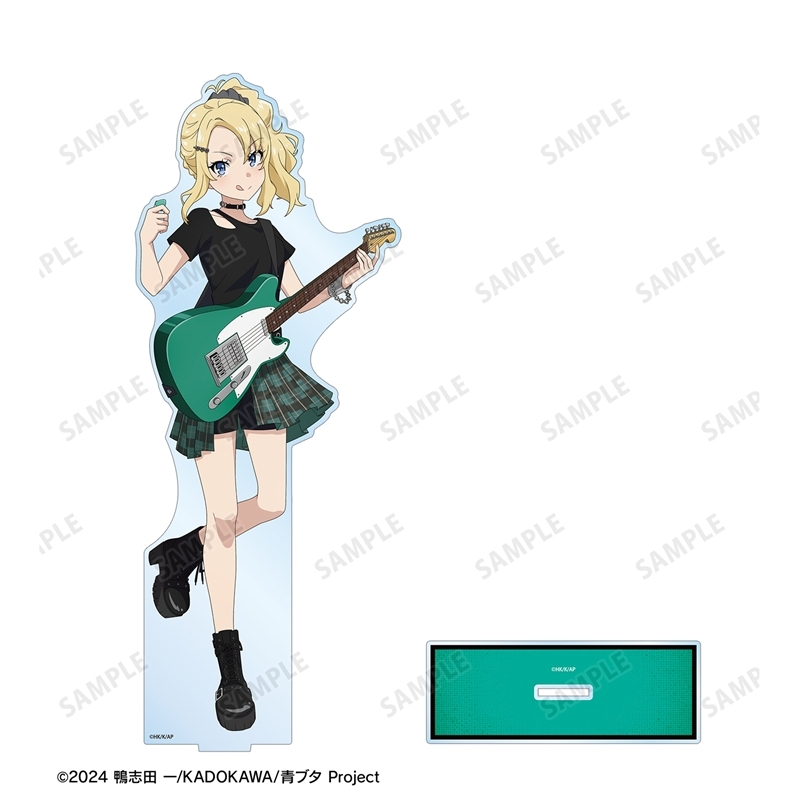「青春ブタ野郎」シリーズ 描き下ろし 豊浜のどか ギター演奏ver. 特大アクリルスタンド 画像 3 | AniSmile