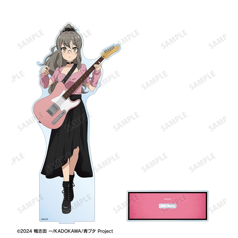 「青春ブタ野郎」シリーズ 描き下ろし 双葉理央 ギター演奏ver. 特大アクリルスタンド 画像 3 | AniSmile