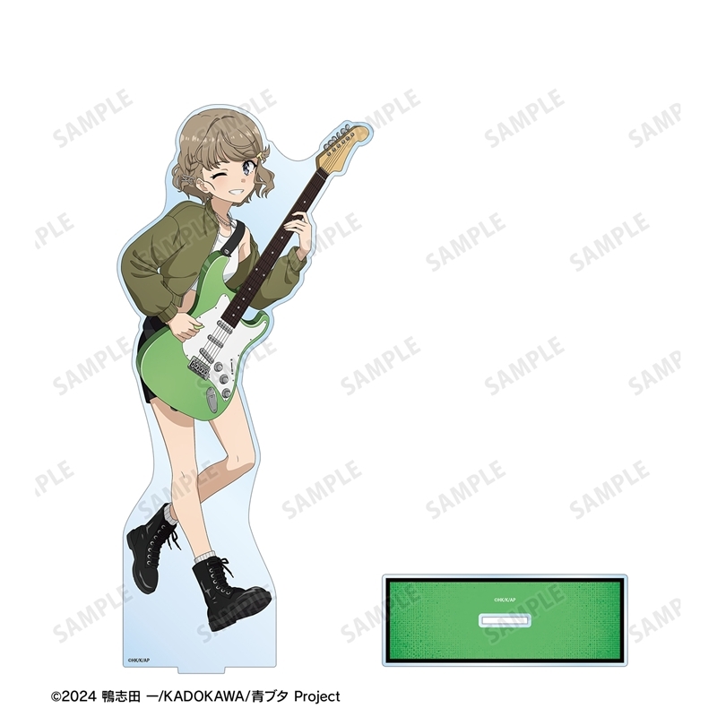 「青春ブタ野郎」シリーズ 描き下ろし 古賀朋絵 ギター演奏ver. 特大アクリルスタンド 画像 3 | AniSmile