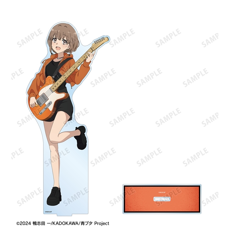 「青春ブタ野郎」シリーズ 描き下ろし 梓川花楓 ギター演奏ver. 特大アクリルスタンド 画像 3 | AniSmile