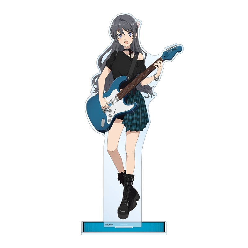 「青春ブタ野郎」シリーズ 描き下ろし 桜島麻衣 ギター演奏ver. 特大アクリルスタンド - 公式商品画像 | AniSmile