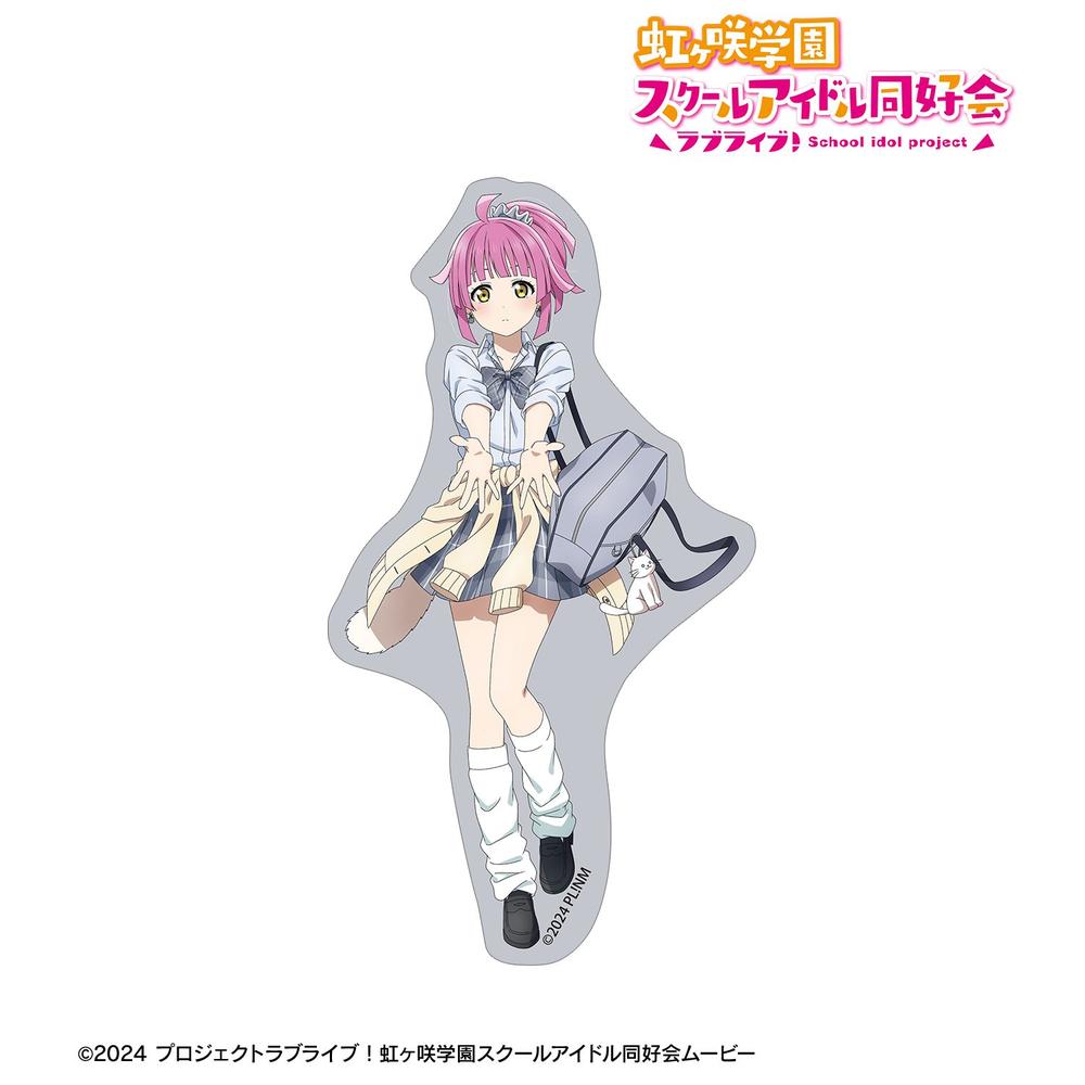 ラブライブ!虹ヶ咲学園スクールアイドル同好会 描き下ろし 天王寺璃奈 ギャル制服ver. ダイカットステッカー 画像 2 | AniSmile