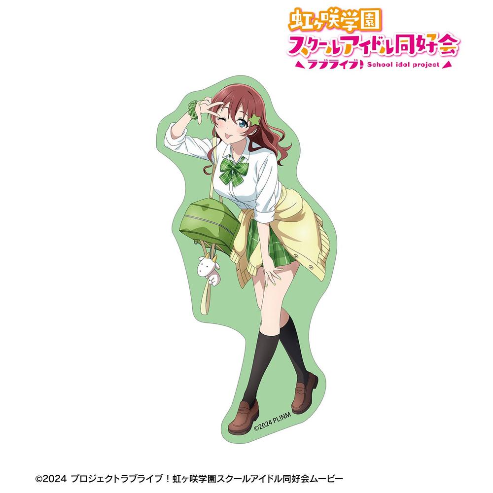 ラブライブ!虹ヶ咲学園スクールアイドル同好会 描き下ろし エマ・ヴェルデ ギャル制服ver. ダイカットステッカー 画像 2 | AniSmile