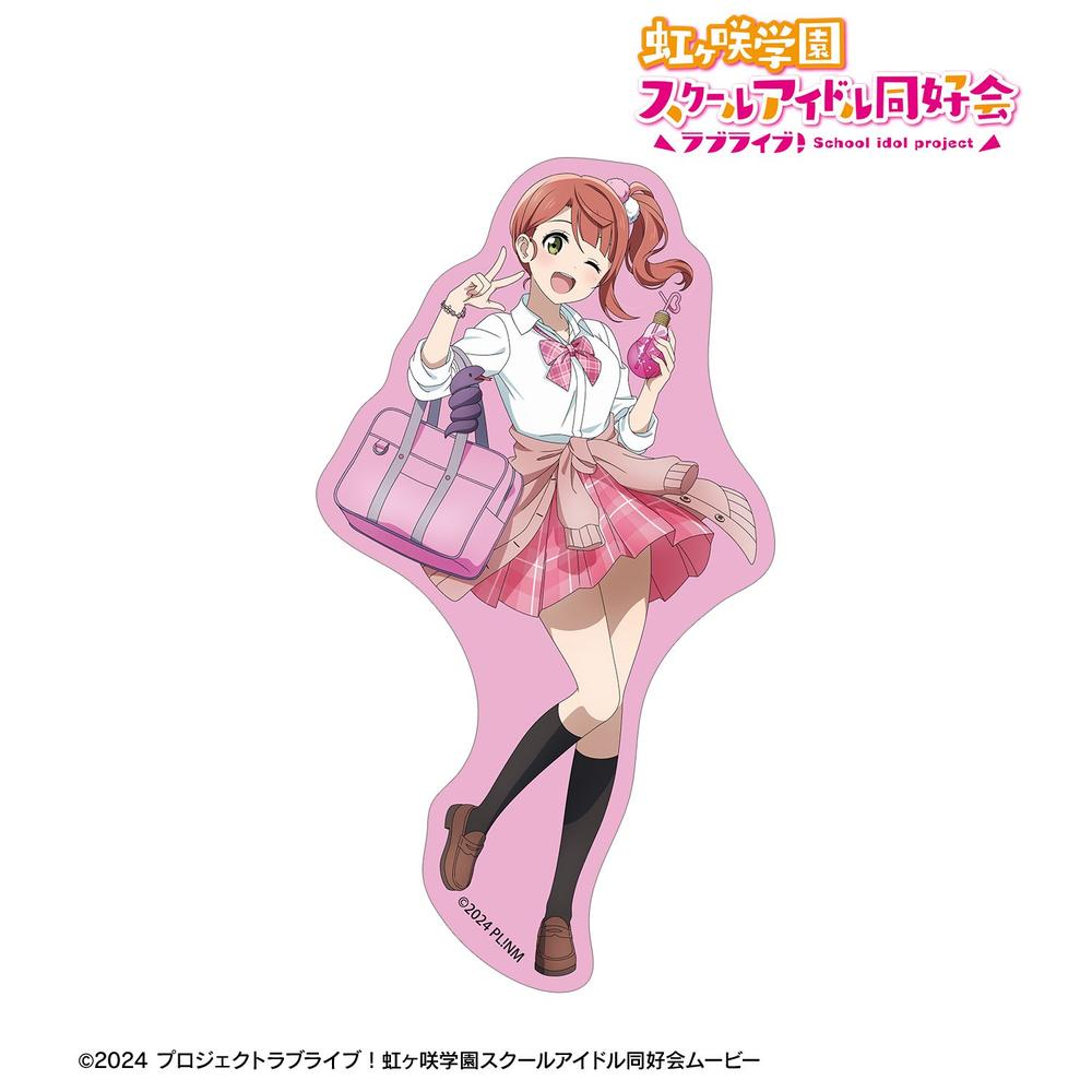 ラブライブ!虹ヶ咲学園スクールアイドル同好会 描き下ろし 上原歩夢 ギャル制服ver. ダイカットステッカー 画像 2 | AniSmile