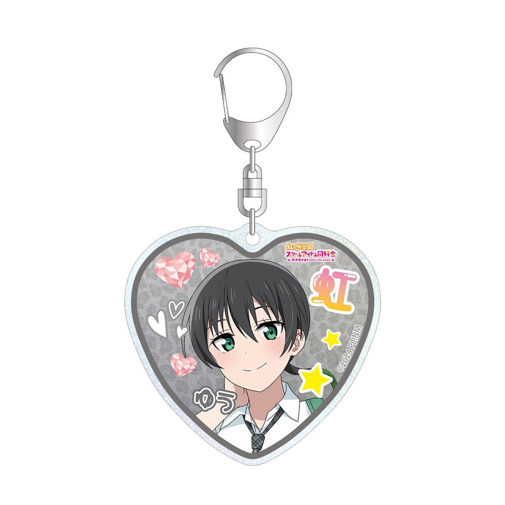 ラブライブ!虹ヶ咲学園スクールアイドル同好会 描き下ろし 高咲 侑 ギャル制服ver. グリッターアクリルキーホルダー - 公式商品画像 | AniSmile