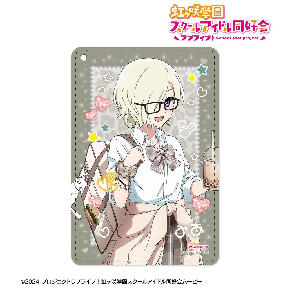ラブライブ!虹ヶ咲学園スクールアイドル同好会 描き下ろし ミア・テイラー ギャル制服ver. 1ポケットパスケース 画像 2 | AniSmile