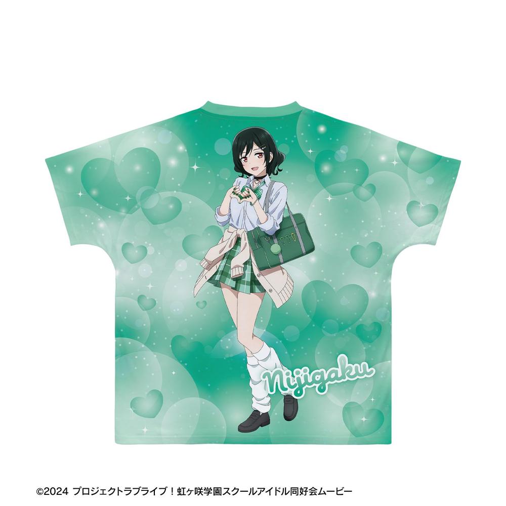 ラブライブ!虹ヶ咲学園スクールアイドル同好会 描き下ろし 三船栞子 ギャル制服ver. フルグラフィックTシャツユニセックス(サイズ/XXS) 画像 3 | AniSmile