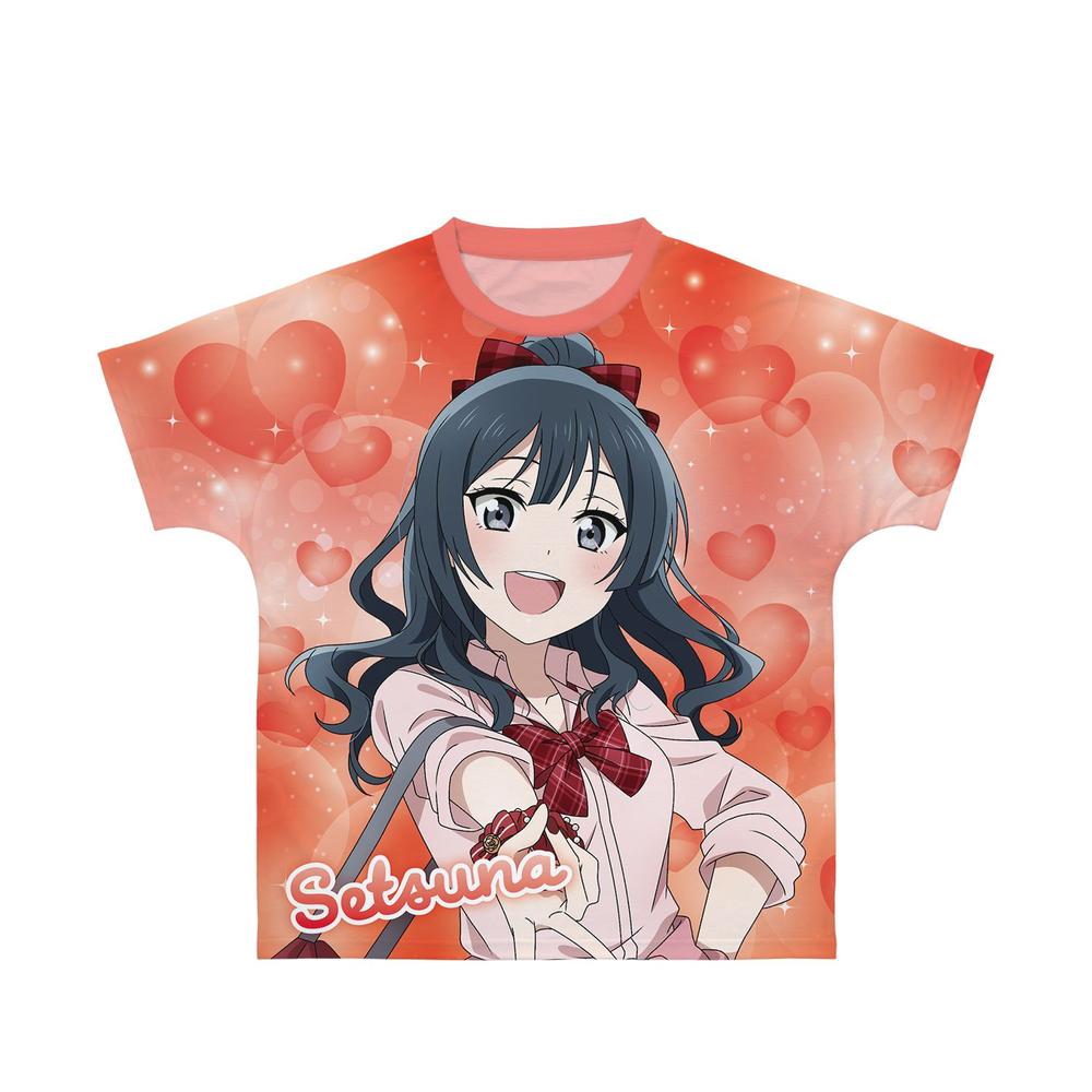 ラブライブ!虹ヶ咲学園スクールアイドル同好会 描き下ろし 優木せつ菜 ギャル制服ver. フルグラフィックTシャツユニセックス(サイズ/XXS) - 公式商品画像 | AniSmile